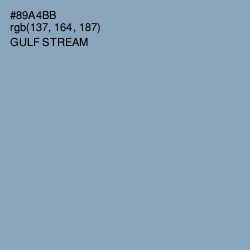 #89A4BB - Gulf Stream Color Image